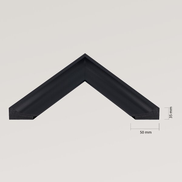 Ars Longa Oslo zrcadlo 58.4x48.4 cm obdélníkový černá OSLO4050-C