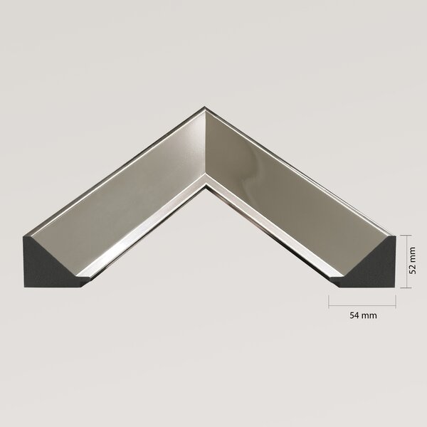 Ars Longa Alpi zrcadlo 138.8x48.8 cm obdélníkový nikl ALPI40130-N