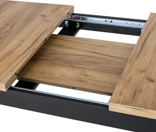 JAKS Rozkládací stůl Skubi 120-160 cm dub Craft