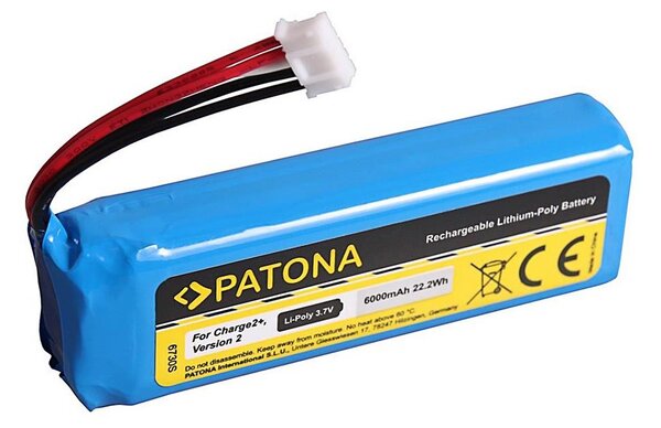 PATONA - Baterie JBL Charge 2+/Charge 3 6000mAh 3,7V Li-Pol