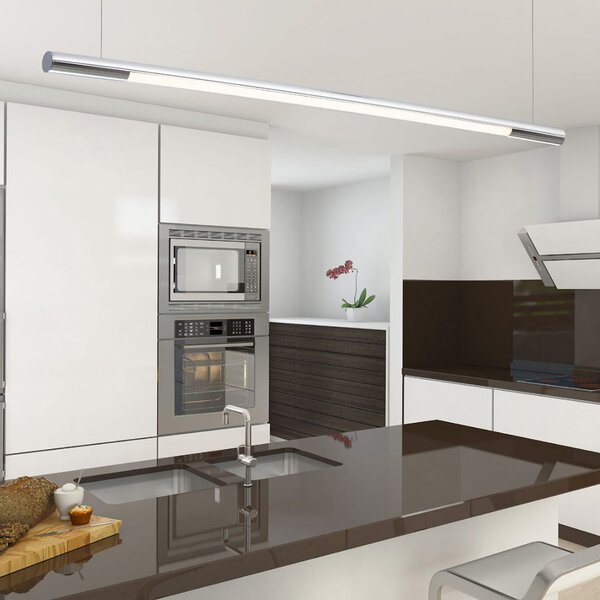 MaxLight Organic Horizon závěsné svítidlo 1x16 W chrom P0355