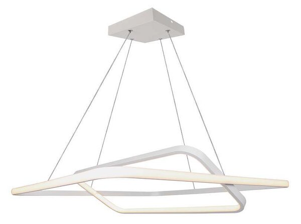 LED Solution Bílé závěsné LED svítidlo designové 60cm 48W stmívatelné Barva světla: Teplá bílá 14988