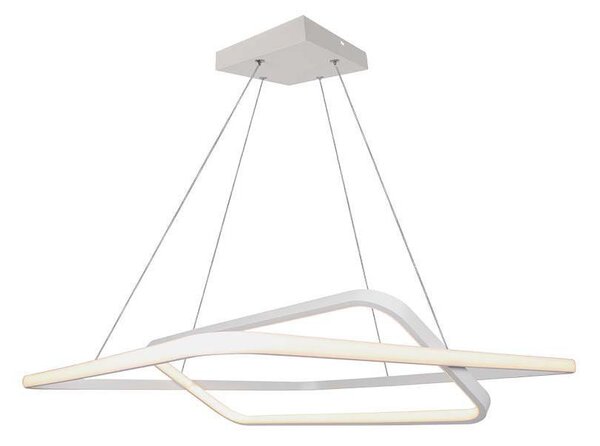 LED Solution Bílé závěsné LED svítidlo designové 60cm 48W stmívatelné Barva světla: Denní bílá 14989