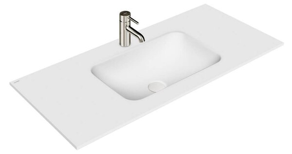 Oltens Kalla umyvadlo 100.2x46 cm obdélníkový nábytkový bílá matný 40208900