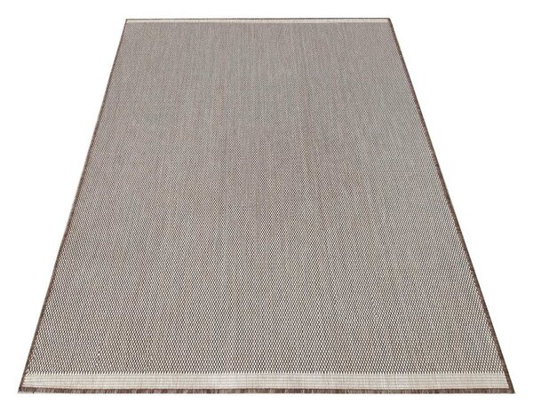 Makro Abra Kusový koberec sysalový oboustranný ZARA 14 hnědý Rozměr: 80x150 cm