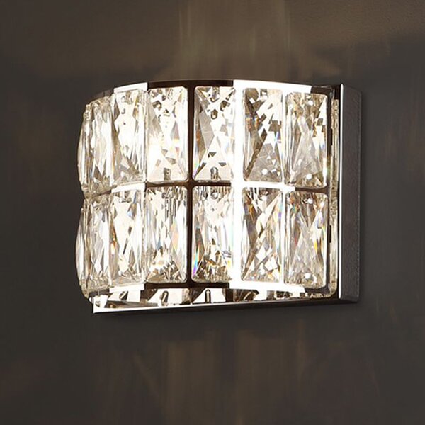 MaxLight Diamante nástěnné svítidlo 1x42 W chrom W0204