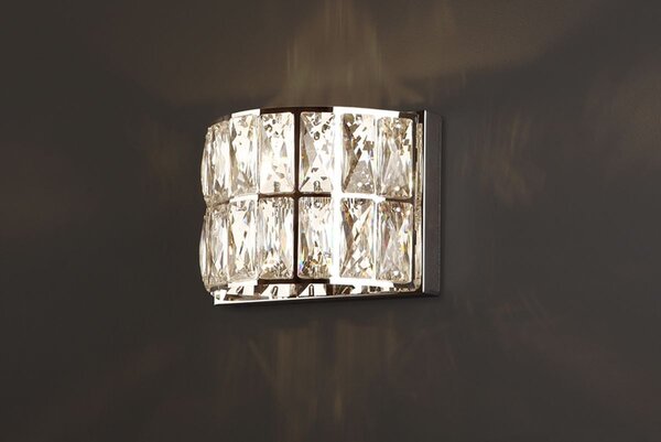 MaxLight Diamante nástěnné svítidlo 1x42 W chrom W0204