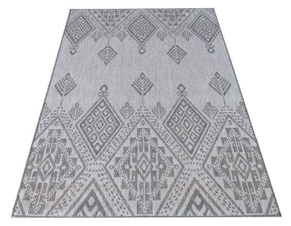 Makro Abra Kusový koberec sysalový oboustranný ZARA 13 šedý Rozměr: 80x150 cm