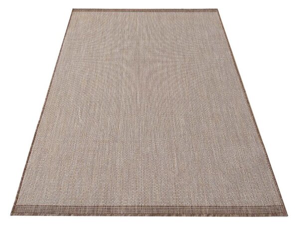 Makro Abra Kusový koberec sysalový oboustranný ZARA 14 hnědý Rozměr: 80x150 cm