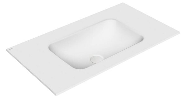 Oltens Kalla umyvadlo 80.2x46 cm obdélníkový nábytkový bílá matný 40210900