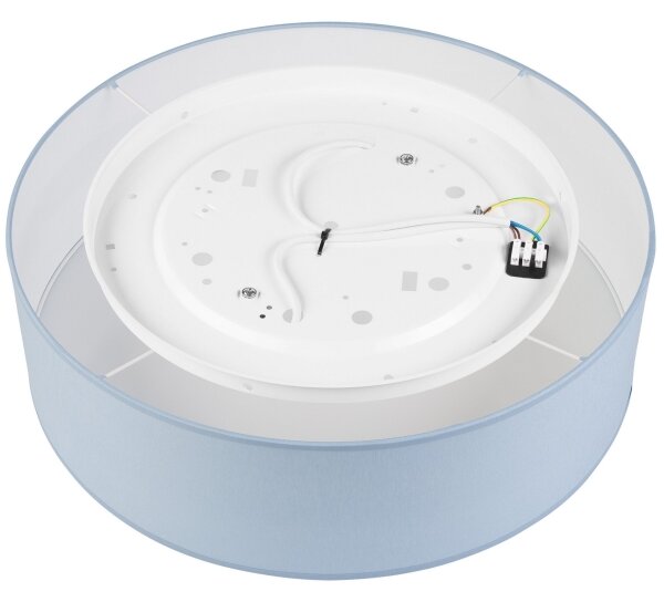 Stropní svítidlo SIRJA PASTEL 2xE27/15W/230V pr. 45 cm modrá