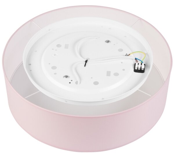 Stropní svítidlo SIRJA PASTEL 2xE27/15W/230V pr. 45 cm růžová