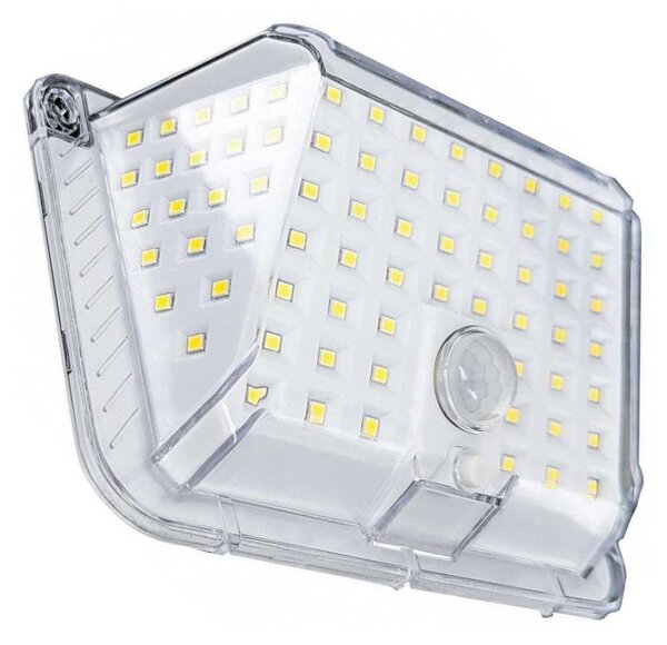 LED Solární nástěnné svítidlo se senzorem LED/5W/3,7V 1200 mAh IP44