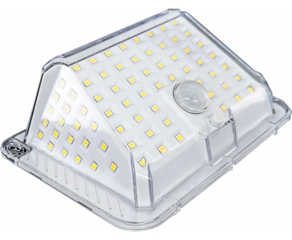 LED Solární nástěnné svítidlo se senzorem LED/5W/3,7V 1200 mAh IP44