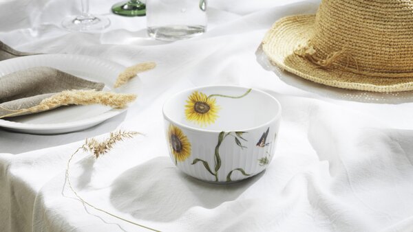 Kähler Design Porcelánová miska Hammershøi Summer - Sunflower KD517