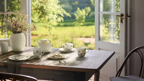 Kähler Design Porcelánová miska Hammershøi Summer - Sunflower KD517