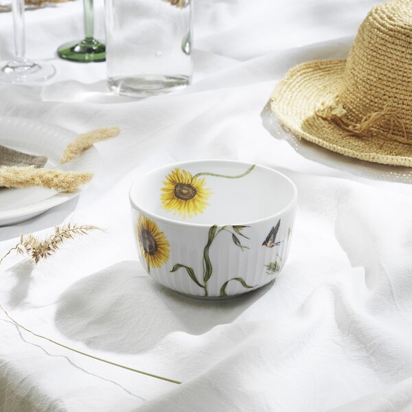 Kähler Design Porcelánová miska Hammershøi Summer - Sunflower KD517