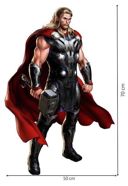 Samolepka na zeď "Thor" 50x70cm