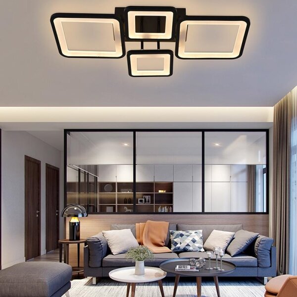 LED Stmívatelný přisazený lustr LED/70W/230V 3000-6500K + DO