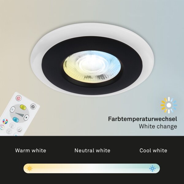 Briloner - SADA 3x LED RGBW Stmívatelné koupelnové svítidlo LED/5W/230V IP44+ DO