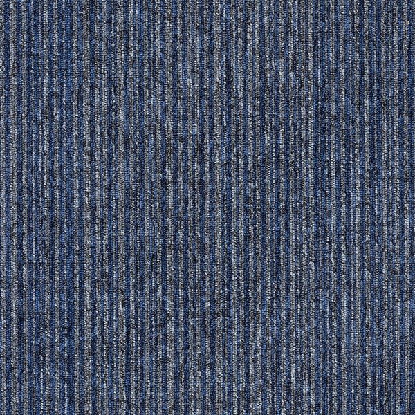 Tapibel, Kobercový čtverec Coral Lines 60360-50 modro-šedý 50 x 50 cm, chodba / předsíň