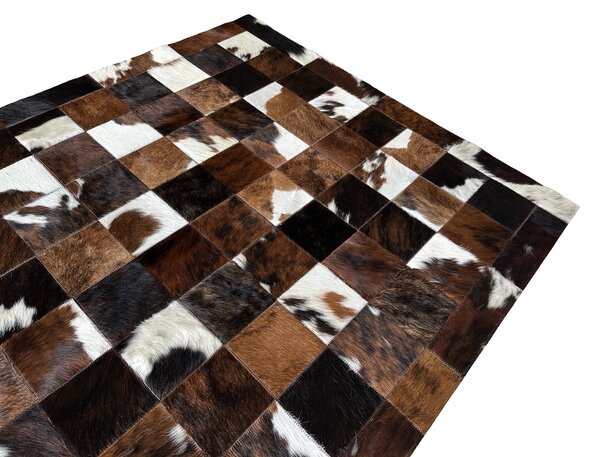 Kožený koberec Skejby exotic tricolor