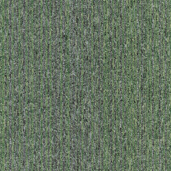 Tapibel, Kobercový čtverec Coral Lines 60376-50 zeleno-šedý 50 x 50 cm, chodba / předsíň