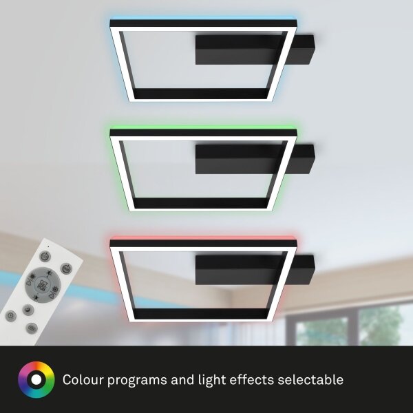 Brilo - LED RGBW Stmívatelný přisazený lustr FRAME LED/18W/230V 2700-6500K+ DO