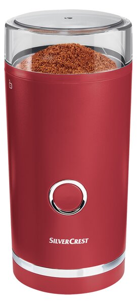 SILVERCREST® Elektrický mlýnek na kávu SKMS 180 A1 (červená) (100348844002)