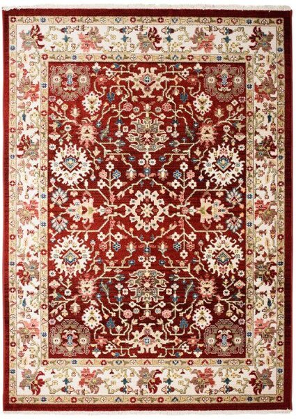 Makro Abra Kusový koberec RIVOLI EF52B Klasický červený Rozměr: 160x225 cm