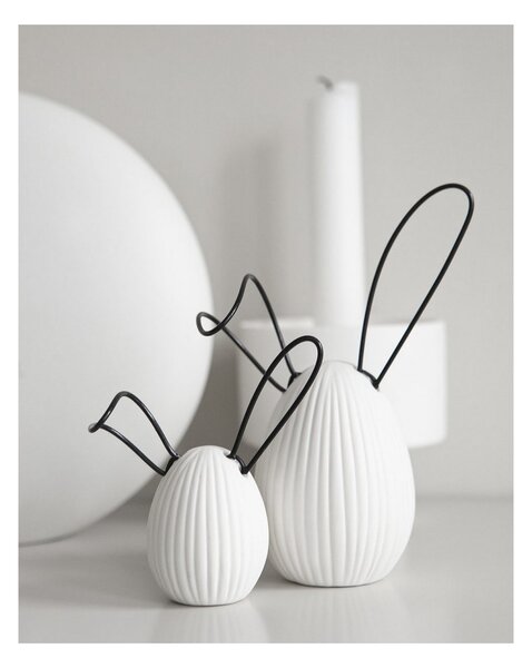Keramická velikonoční dekorace Linn White 14 cm Storefactory Scandinavia