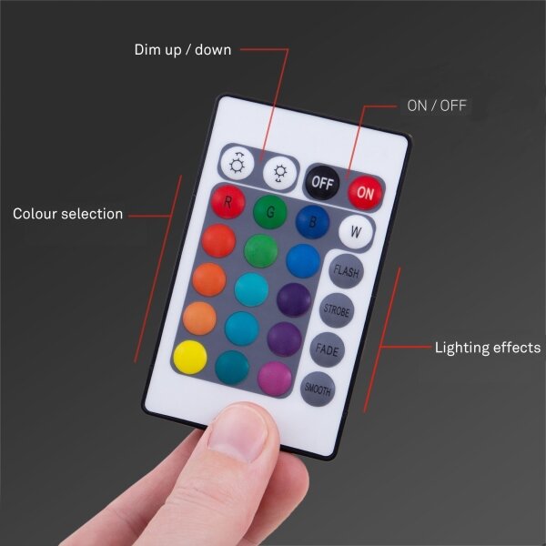 Brilo - LED RGBW Stmívatelný pásek pro TV 3m LED/2,5W/USB + DO