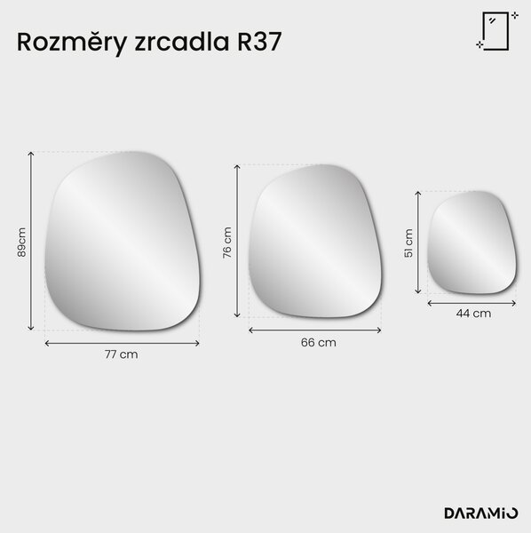 Bronzové zrcadlo Pure R37