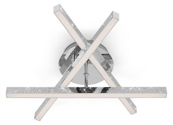 Brilo - LED Přisazený lustr REY 3xLED/5W/230V lesklý chrom