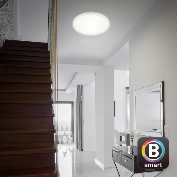 Brilo - LED Stmívatelné stropní svítidlo SLIM LED/22W/230V Wi-Fi Tuya + DO