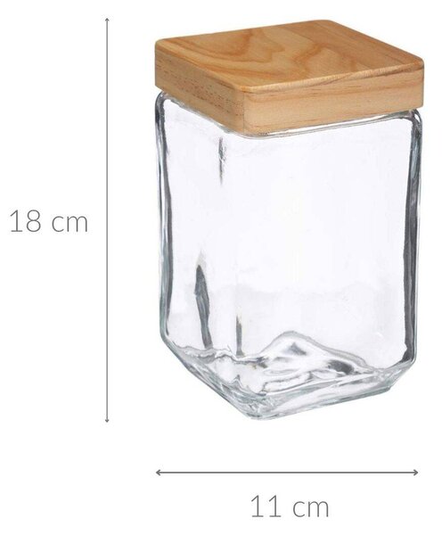 Skleněná dóza na potraviny, 1,7 l