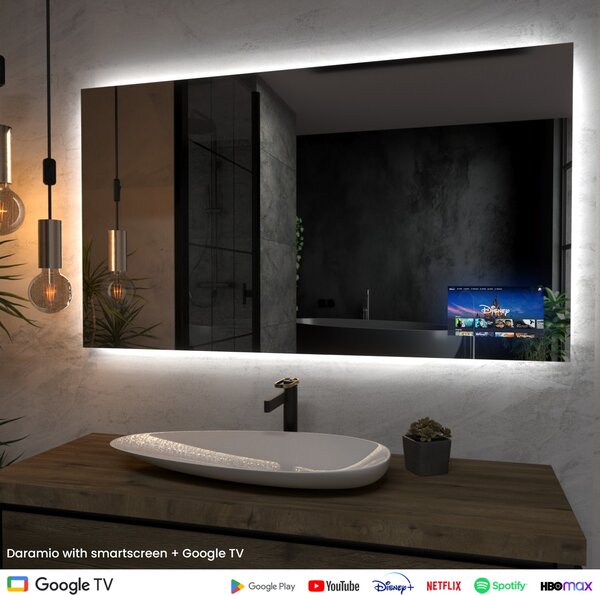 Zrcadlo do koupelny s LED osvětlením F4