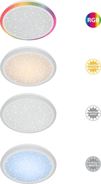 Brilo - LED RGBW Stmívatelné stropní svítidlo STARRY SKY LED/24W/230V + DO