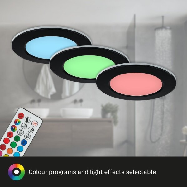 Briloner - SADA 3x LED Stmívatelné koupelnové svítidlo LED/4,8W/230V IP65