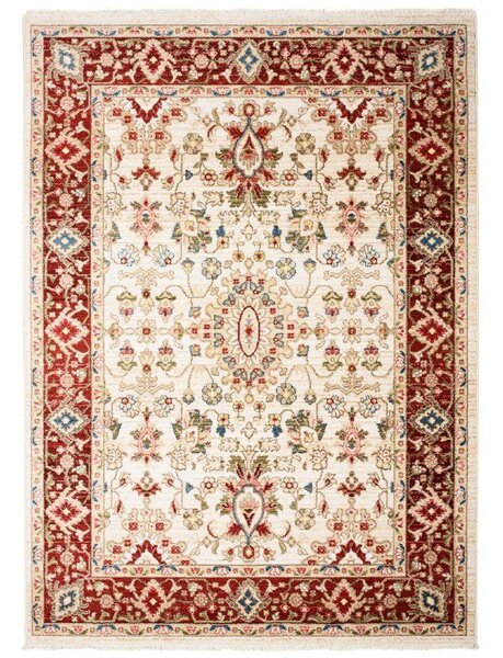 Makro Abra Kusový koberec RIVOLI EE65B Klasický krémový Rozměr: 120x170 cm