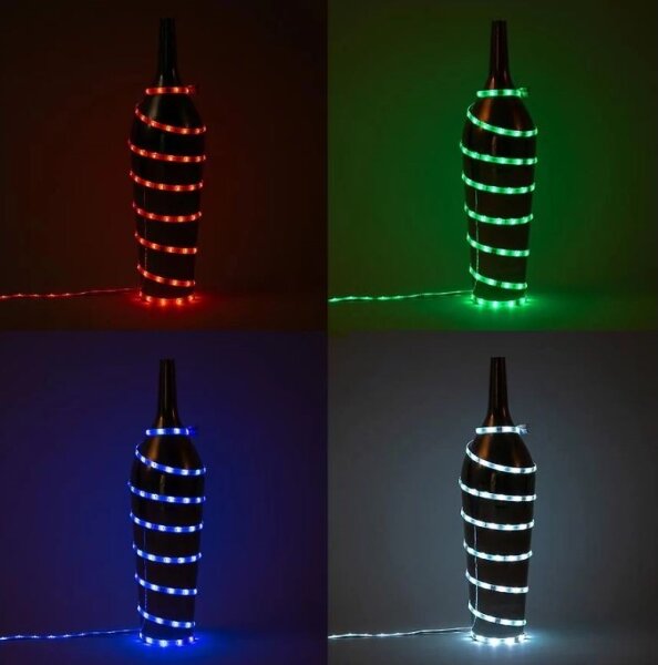 Brilo - LED RGBW Stmívatelný pásek 6,5m LED/22W/230V + DO