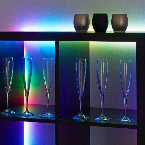 Brilo - LED RGB Stmívatelný pásek 6,6m LED/6W/USB + DO