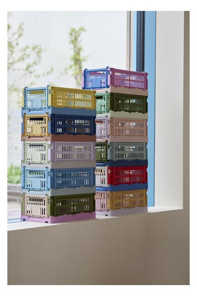 Úložný box Crate Mix Colour Powder M HAY