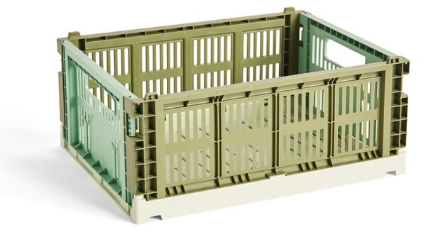 Úložný box Crate Mix Colour Dark Mint M HAY