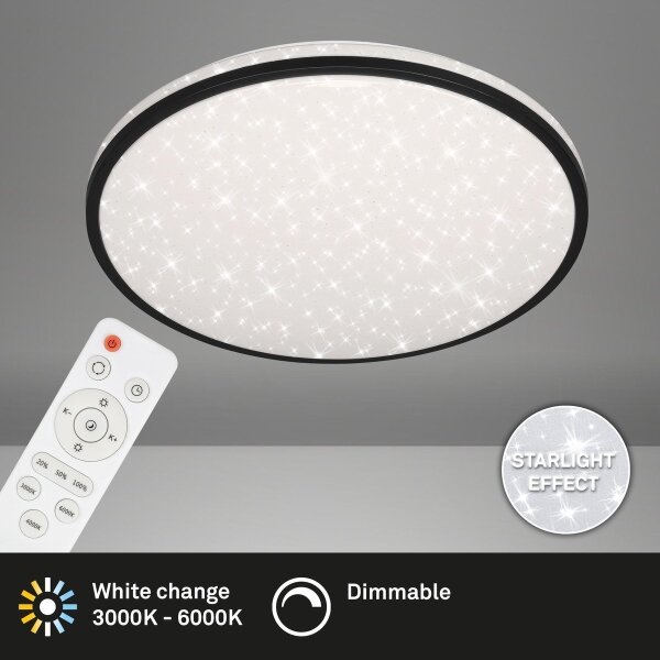 Brilo - LED Stmívatelné stropní svítidlo STARRY SKY LED/48W/230V 3000-6000K + DO