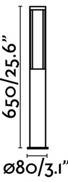 Faro Logar LED sloupkové venkovní svítidlo IP54 650mm
