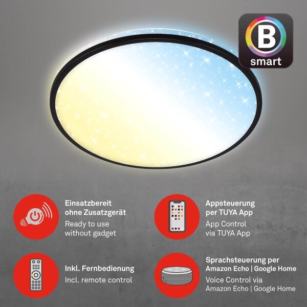 Brilo - LED Stmívatelné stropní svítidlo STARRY SKY LED/42W/230V Wi-Fi Tuya+ DO