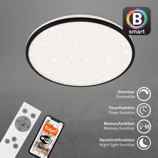 Brilo - LED Stmívatelné stropní svítidlo STARRY SKY LED/42W/230V Wi-Fi Tuya+ DO