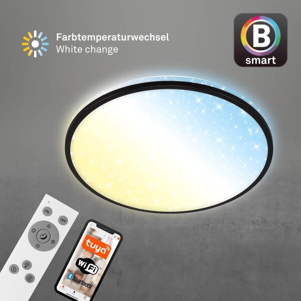 Brilo - LED Stmívatelné stropní svítidlo STARRY SKY LED/42W/230V Wi-Fi Tuya+ DO