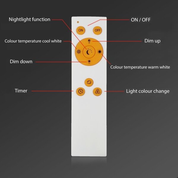 Brilo - LED Stmívatelné stropní svítidlo SLIM LED/24W/230V 100x25 cm + DO